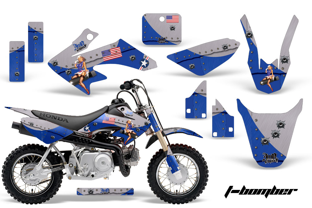 Honda CRF 50 Graphics Kit TB BL